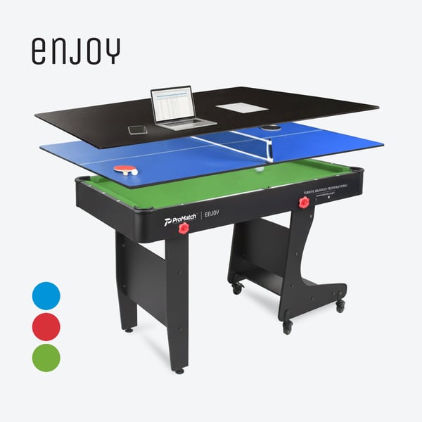 Promatch Enjoy Bilardo + Masa Tenisi Seti